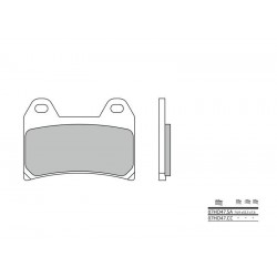 Plaquettes de frein route métal fritté BREMBO 07HO47SA