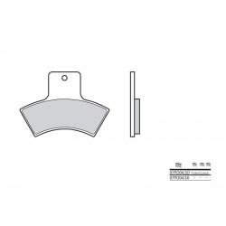 Plaquettes de frein BREMBO Off-Road métal fritté 07PO04SD