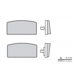 Plaquettes de frein route carbone céramique BREMBO 07GR5915