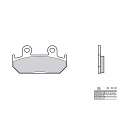 Plaquettes de frein route carbone céramique BREMBO 07HO2107