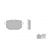 Plaquettes de frein BREMBO route carbone céramique 07YA1809 1