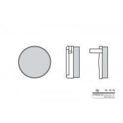 Plaquettes de frein route carbone céramique BREMBO 07HO0229