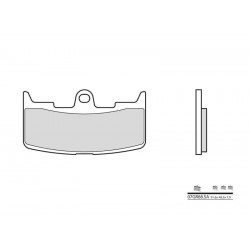 Plaquettes de frein route métal fritté BREMBO 07GR68SA