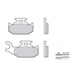 Plaquettes de frein Off-Road métal fritté BREMBO 07GR50SD