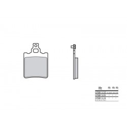Plaquettes de frein carbone céramique Route BREMBO 07BB1305