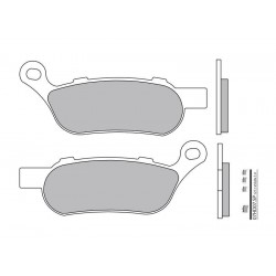 Plaquettes de frein route métal fritté BREMBO 07HD07SP