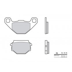 Plaquettes de frein Scooter carbone céramique BREMBO 07014CC