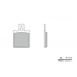 Plaquettes de frein Scooter carbone céramique BREMBO 07088CC