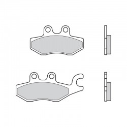 Plaquettes de frein BREMBO Scooter métal fritté 07060XS