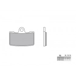 Plaquettes de frein route métal fritté BREMBO 07HD19SA