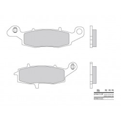 Plaquettes de frein route métal fritté BREMBO 07KA15SP