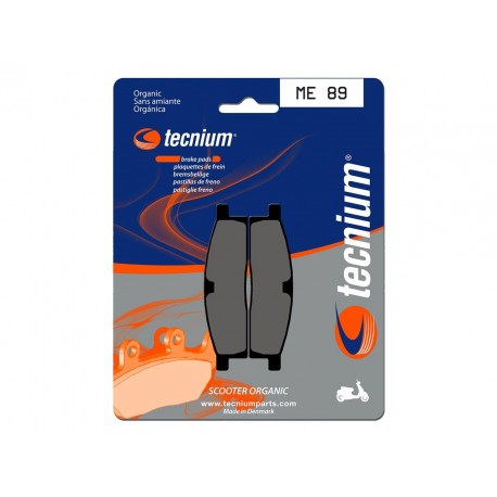 Plaquettes de frein Scooter organique TECNIUM ME89