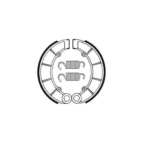 Mâchoires de frein TECNIUM organique BA027 HONDA XL500S CB650 CB750F CB 750 K FOUR CB 750 SC NIGHTHAWK