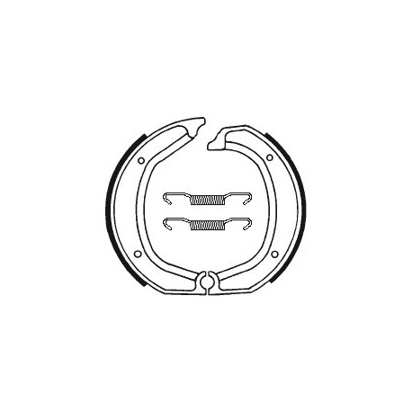 Mâchoire de frein TECNIUM BA139 pour moto BMW R45 R60 R65 R75 R80 R90 R100