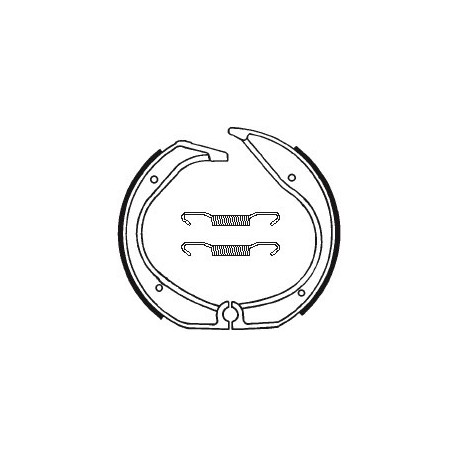 Mâchoires de frein TECNIUM Street organique BA140 moto BMW R45 R65GS K75 R80 R100GS R100R