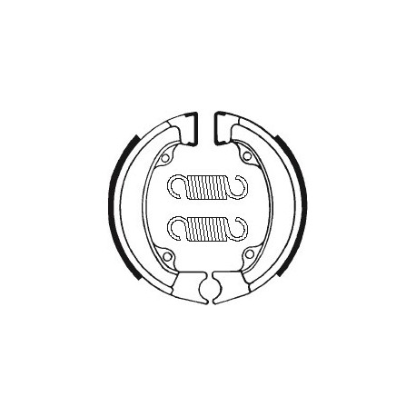 Mâchoires de frein TECNIUM Street organique BA143 moto BMW R80R R100R R100RT