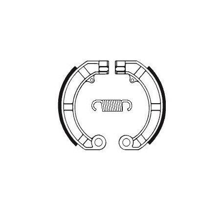 Mâchoire de frein TECNIUM BA146 pour scooter PIAGGIO VESPA