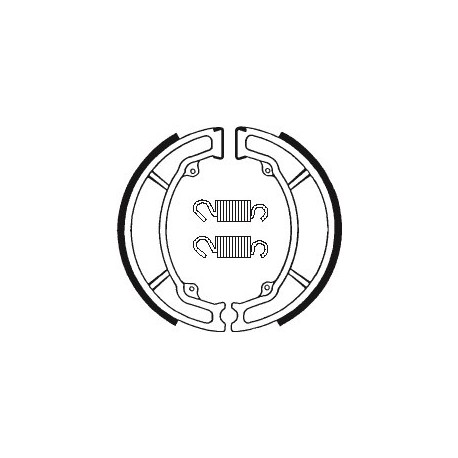 Mâchoires de frein TECNIUM organique - BA189 scooter HONDA CN 250 SPAZIO CN 250 HELIX