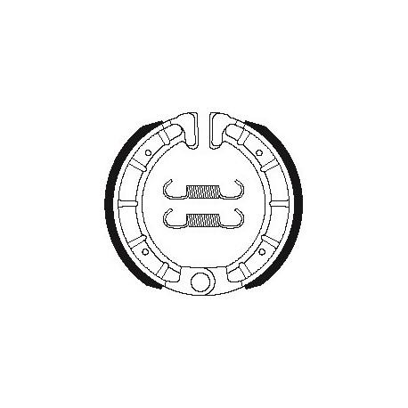 Mâchoires de frein TECNIUM Scooter organique BA206 pour scooter DERBI AVENTURA VARIANT 50 SPORT R