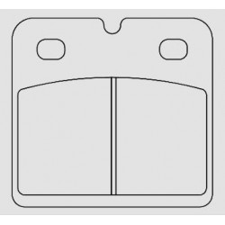 Plaquettes de frein BERINGER Touring métal fritté - KIT506F3
