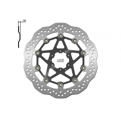 Disque de frein NG BRAKE DISC Pétale Flottant - 1643XG HONDA CRF 1000 L AFRICA TWIN