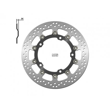 Disque de frein NG BRAKE DISC Flottant 1708G TRIUMPH 1050 SPEED TRIPLE TROPHY 1215 SE