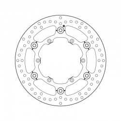 Disque de frein BREMBO Série Oro Flottant 78B40848