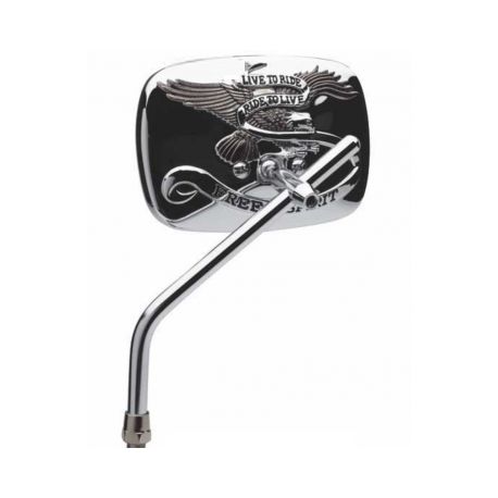 retroviseur chromé live to ride droit et gauche