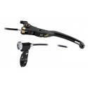 levier d'embrayage moto repliable réglable avec réglage déporté à gauche LIGHTECH pour BREMBO (16 x 18) (19 x 18)
