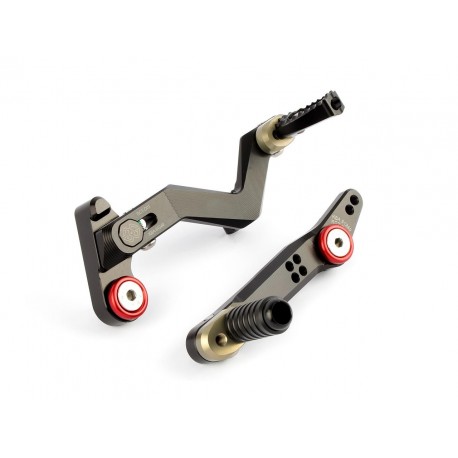 sélecteur de vitesse et pédale de frein moto GILLES TOOLING avec Réglage de la hauteur et de la longueur DUCATI 950 MULTISTRADA 