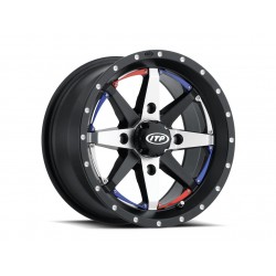 Jante ITP Cyclone 14x7 4x137 5+2 noir/usiné
