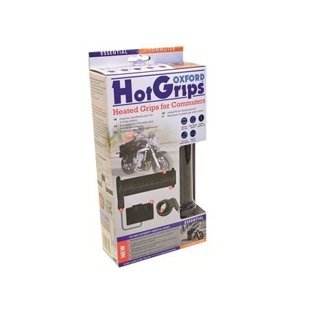 Poignées chauffantes moto OXFORD Hot Grips Essential Commuter