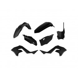 Kit plastiques POLISPORT Restylé noir Kawasaki KX125/250