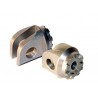 Supports de repose-pieds moto arrière réglable APRILIA  1