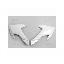 Plaque numéro frontale UFO blanc Husqvarna TC/FC