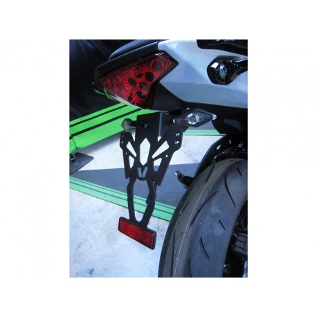 supports de plaque moto court homologué Kawasaki ER6