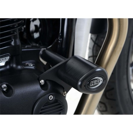 tampons de protection Aero R&G Racing pour moto TRIUMPH THRUXTON STREET TWIN BONNEVILLE T120
