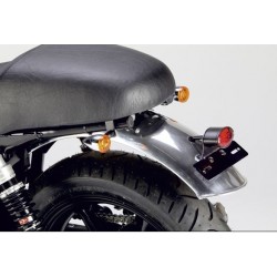 Garde boue moto arrière LSL Clubman alu poli universel 600X180mm