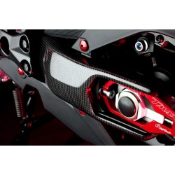 Protection de bras oscillant LIGHTECH carbone Yamaha T-Max 530 2012-2016