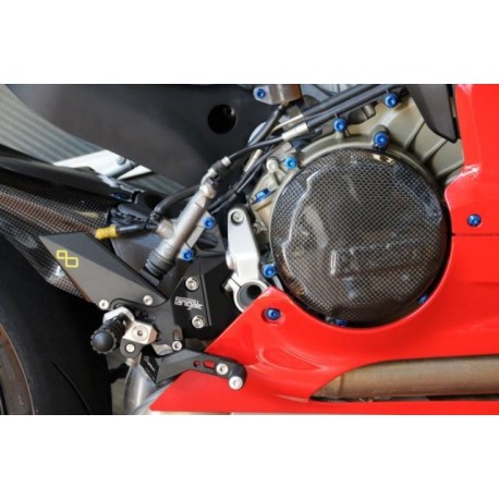 Protection couvre carter d'embrayage en carbone LIGHTECH pour moto DUCATI PANIGALE