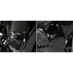 Tampons de protection R&G RACING Aero noir Honda CBF 1000 F / Travel