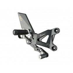 Commandes reculées réglables/repliables LIGHTECH sélection standard et inversée YAMAHA YZF-R6 2008-2016