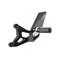 Commandes reculées réglables/repliables LIGHTECH standard / inversée MV AGUSTA 675 BRUTALE 800 BRUTALE DRAGSTER 2011-2019