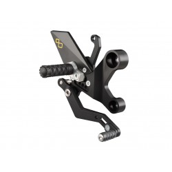 Commandes reculées réglables/repliables LIGHTECH sélection standard YAMAHA MT-09 2013-2020 XSR 900 TRACER 2016-2019