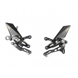 Commandes reculées réglables / repliables LIGHTECH sélection standard APRILIA RSV4 2009-2018 TUONO V4 2011-2017