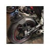 Support de plaque déporté ras de roue ACCES DESIGN pour votre moto TRIUMPH 675 STREET TRIPLE / DAYTONA 765 STREET TRIPLE 4