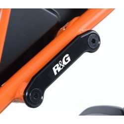 Caches orifice repose pieds arrière R&G RACING KTM RC125 RC200 RC390