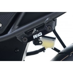 Cache orifice reposes-pieds gauche R&G RACING noir Honda CBR500R CB500F 2017-2022