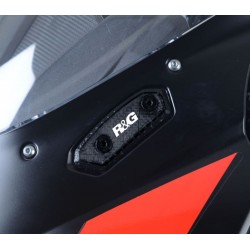 Caches-orifice rétroviseur R&G RACING noir Suzuki GSXR 125 GSXS 125 2017-2024
