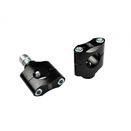pontets de guidon moto cross SCAR réglable en hauteur pour guidon 22.2mm